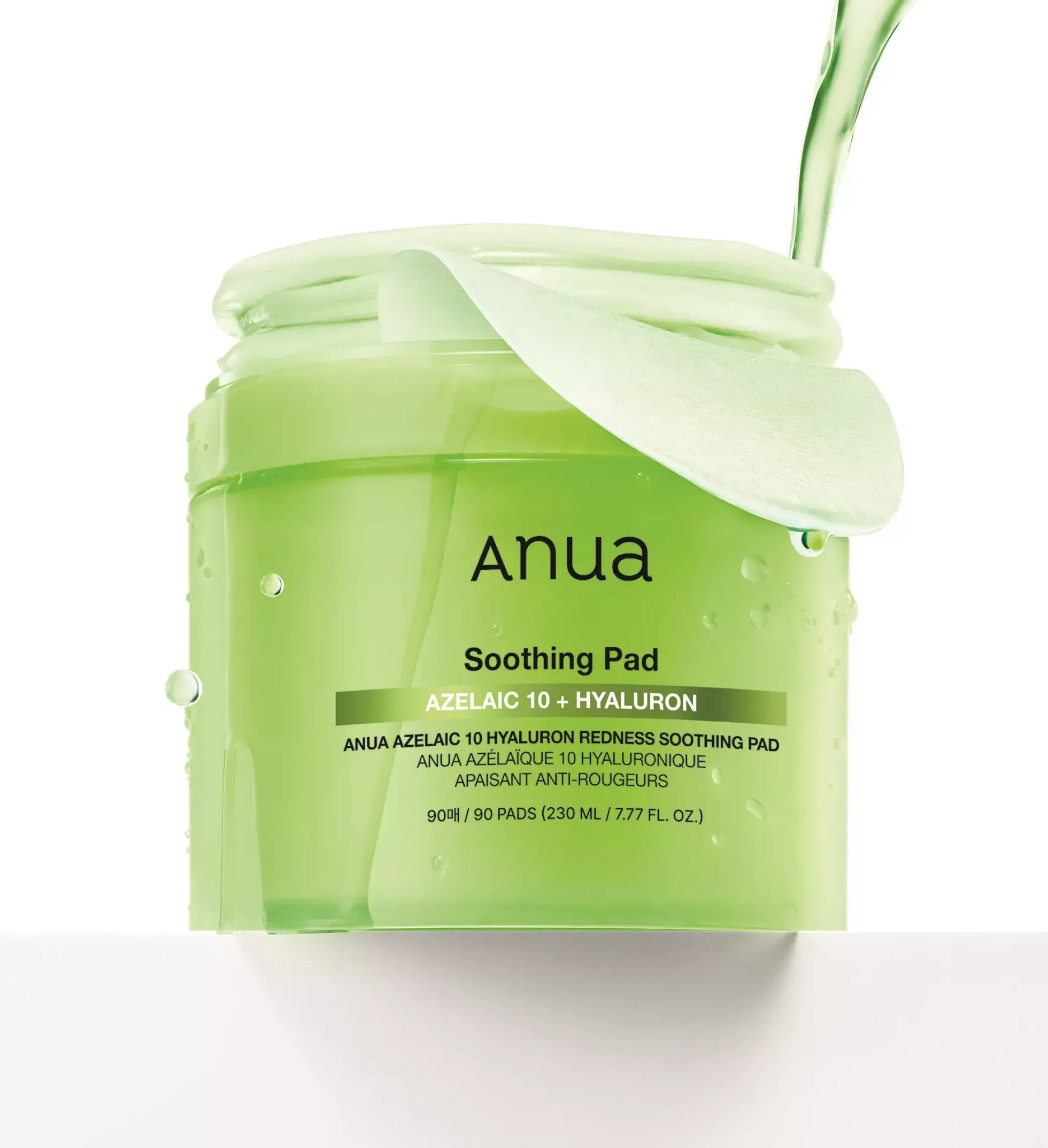 ANUA Azelaic 10 Hyaluron Redness Soothing Pad 230 ml