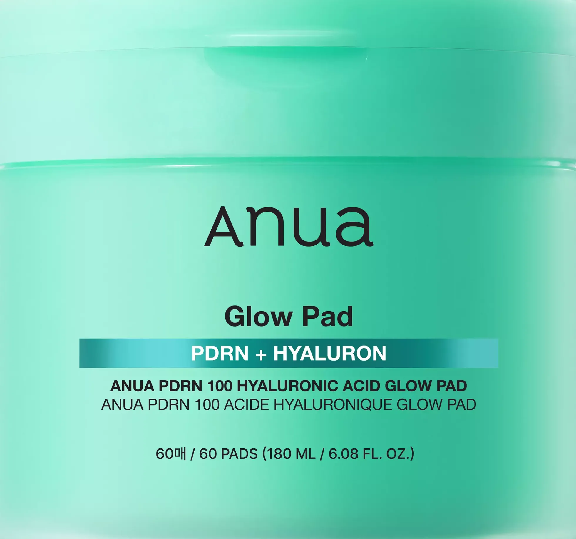 ANUA PDRN 100 Hyaluronic Acid Glow Pad 180 ml