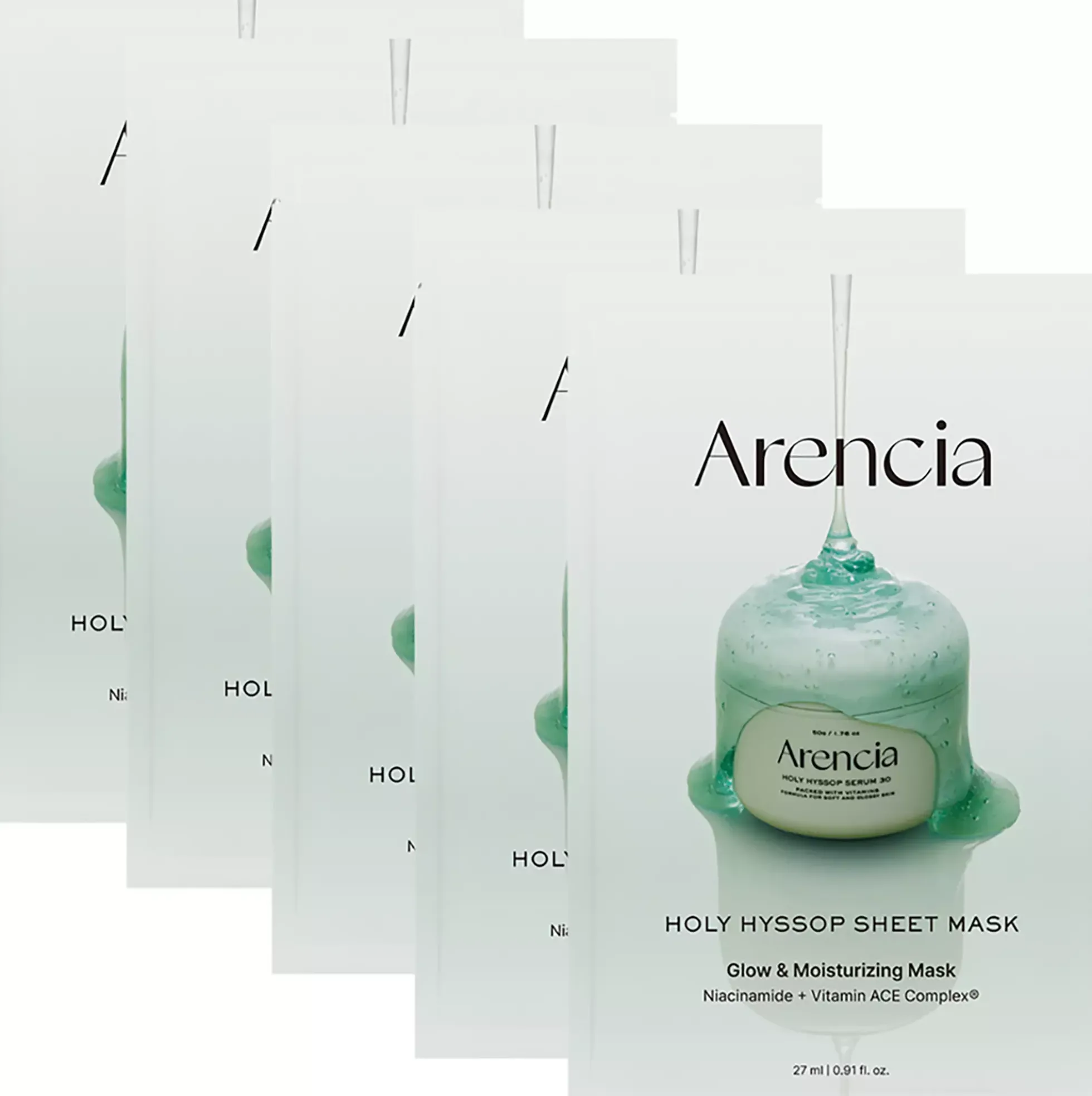 Arencia Holy Hyssop Sheet Mask 5 st