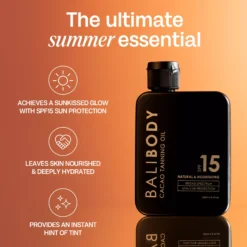 Bali Body Cacao Tanning Oil SPF15 100 ml