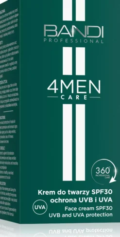 Bandi4Men Care Face Cream SPF30 UVB And UVA Protection 50 ml