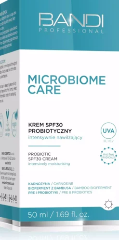BandiMicrobiome Care Probiotic SPF30 Cream Intensively Moisturising 50 ml