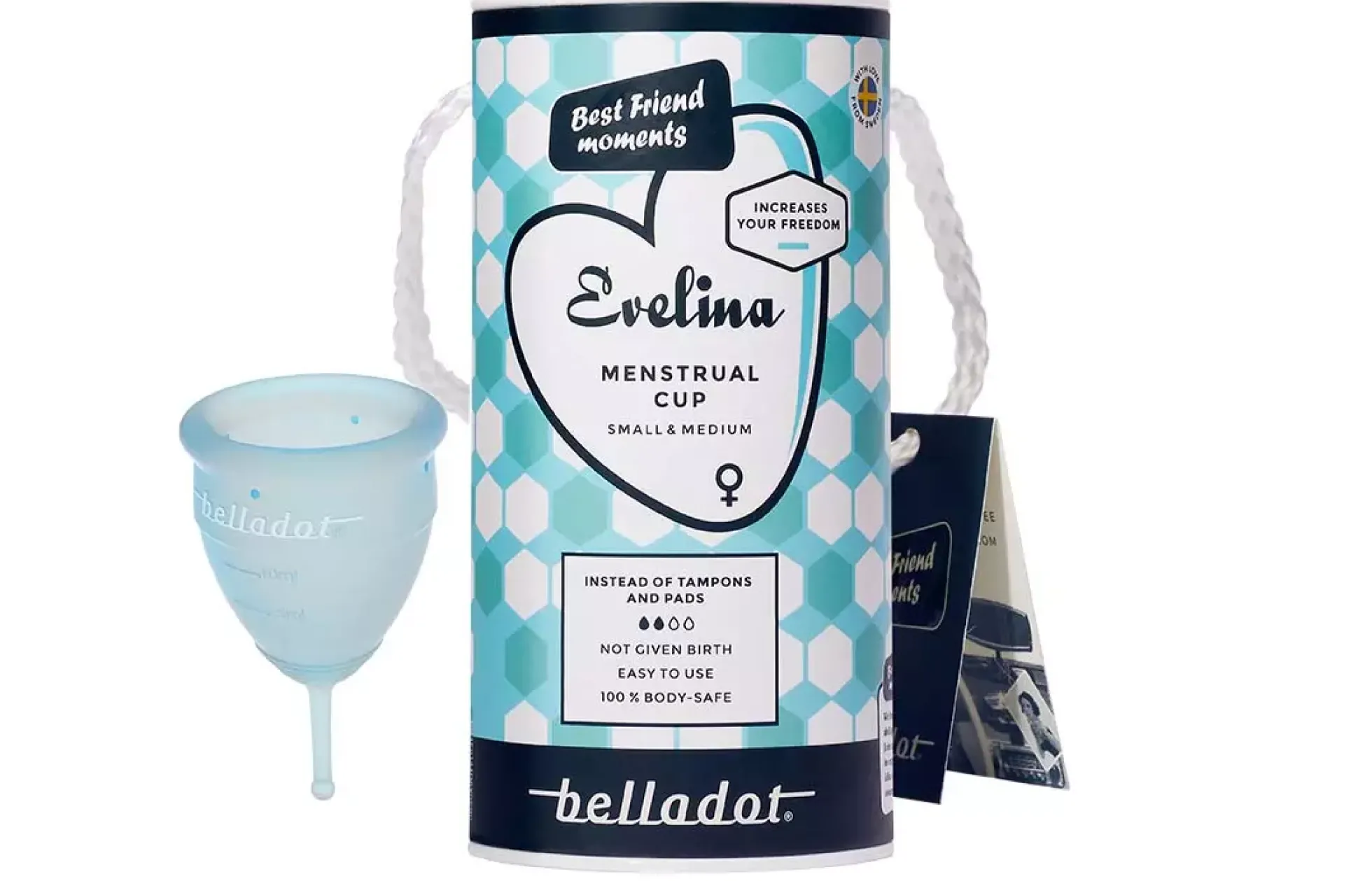 Belladot Evelina Menstrual Cup Small & Medium