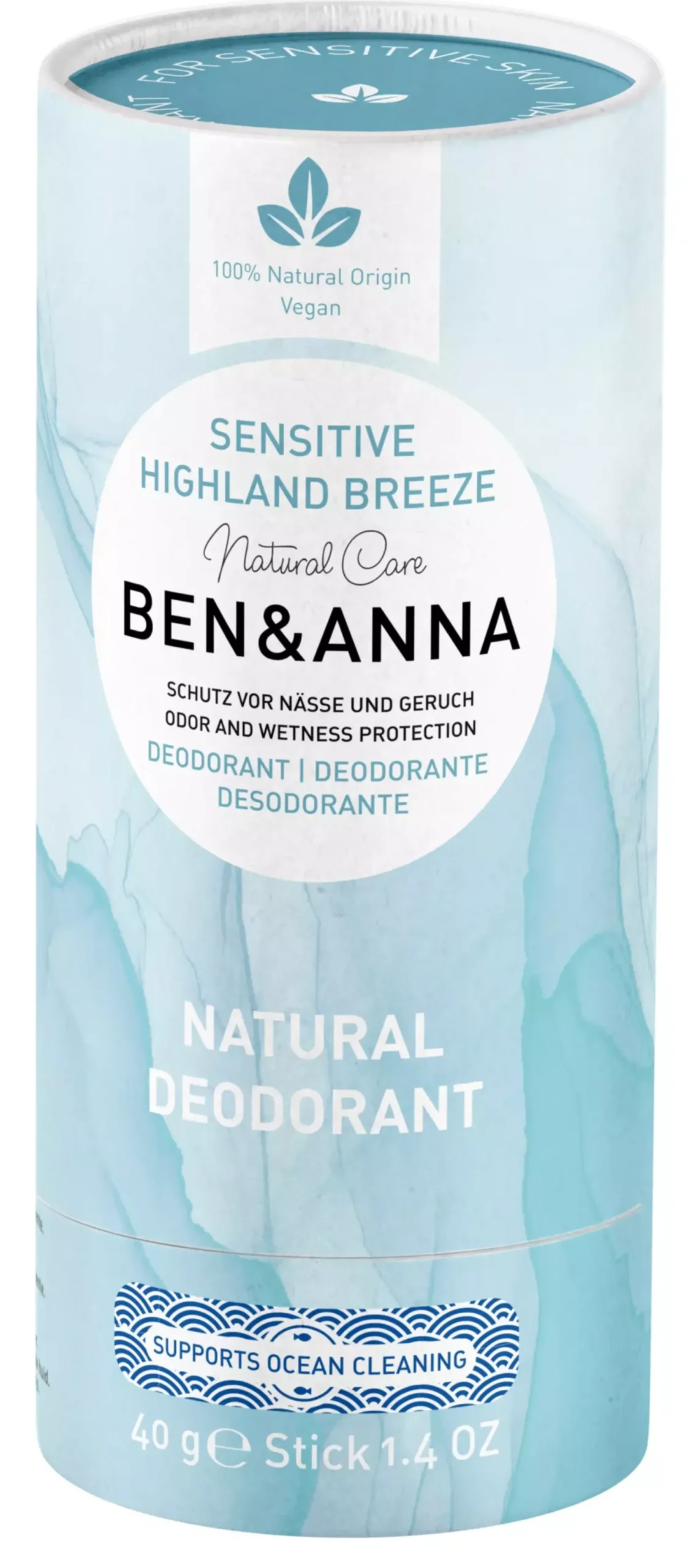 Ben & Anna Deodorant Sensitive Highland Breeze 40 g