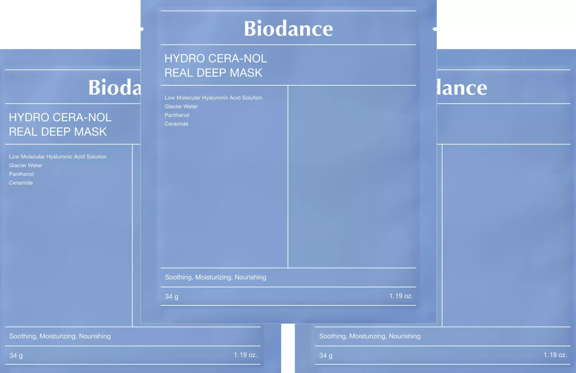 Biodance Hydro Cera-nol Real Deep Mask 34 g x 3