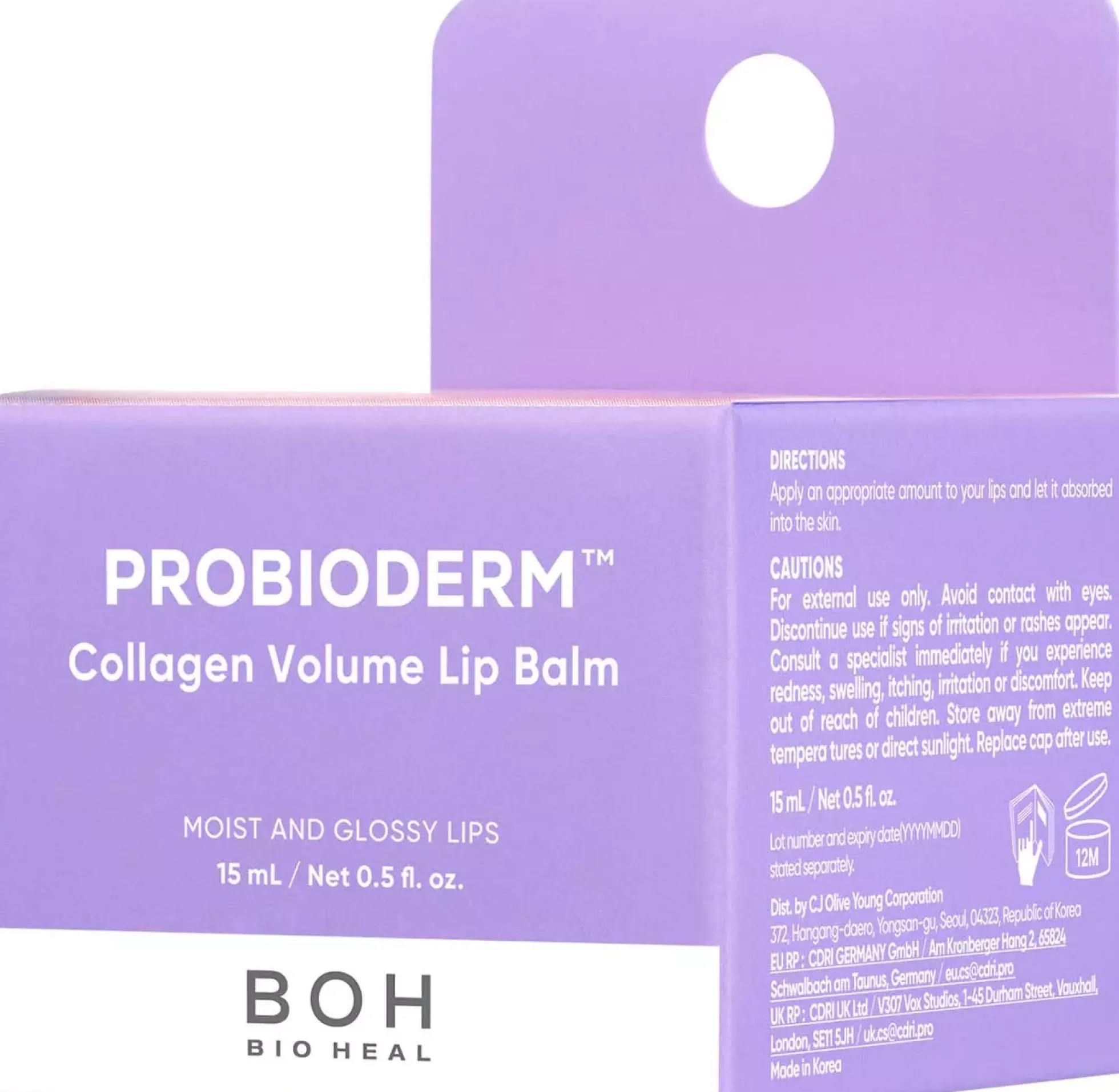 BIOHEAL BOHProbioderm Collagen Remodeling Volume Lip Balm 15 ml
