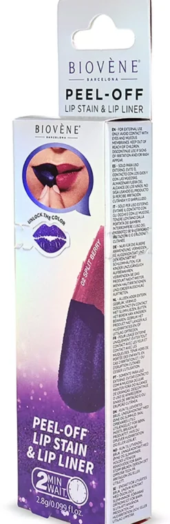 Biovène PEEL-OFF PERFECT REVEAL LIP STAIN & LINER IN ONE Split Berry Stay-Perfect All Day