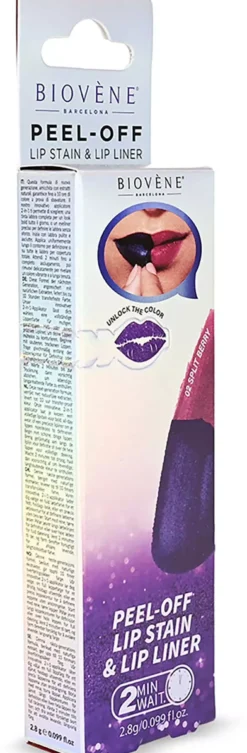 Biovène PEEL-OFF PERFECT REVEAL LIP STAIN & LINER IN ONE Split Berry Stay-Perfect All Day