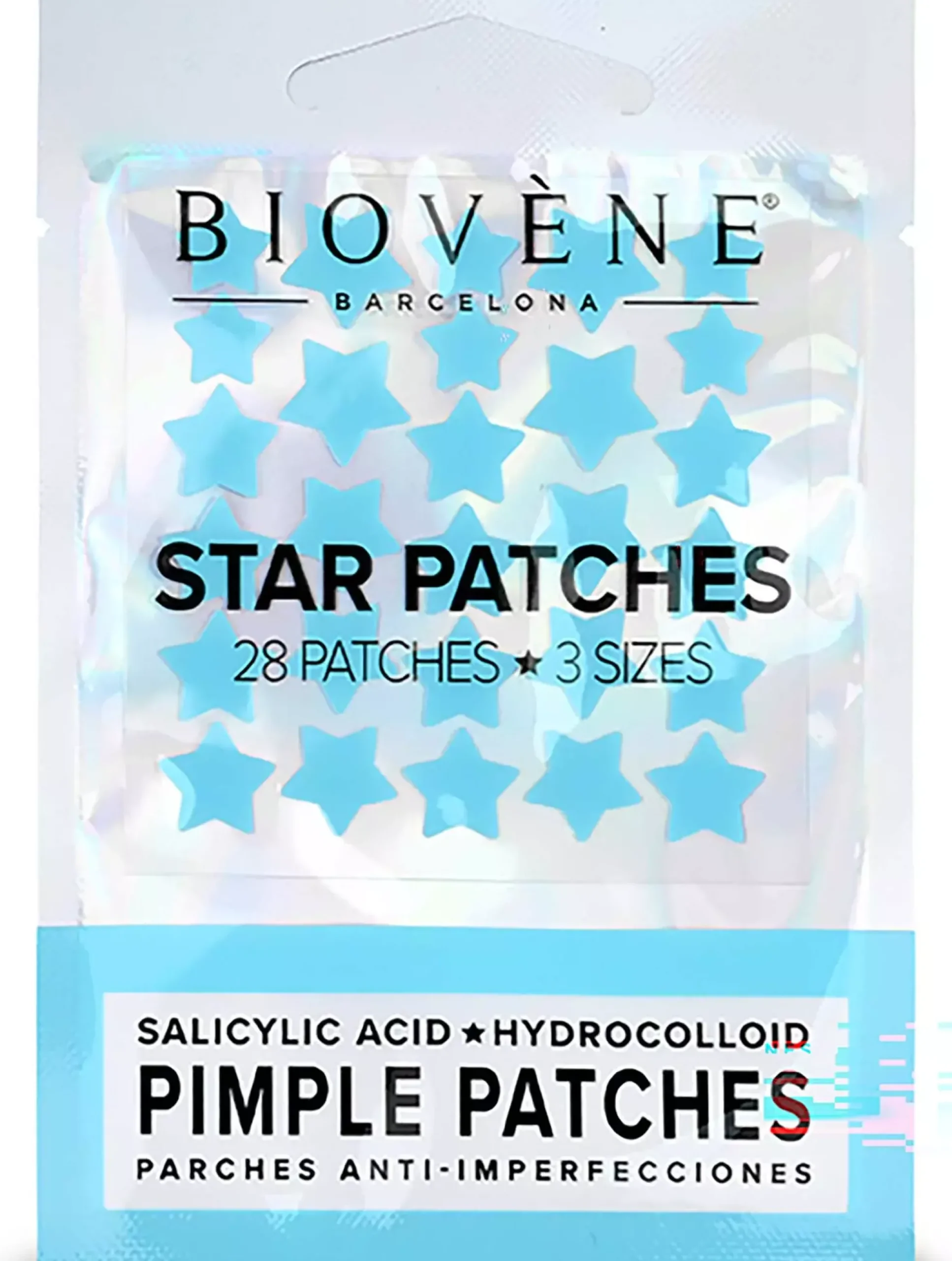 Biovène STAR PATCHES Blue Pimple Patches - Anti-Blemish Stars, 28 patches 1,3 g