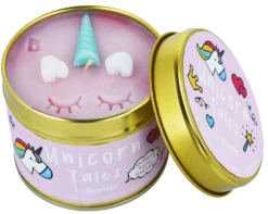 Bomb Cosmetics Tin Candle Unicorn Tales