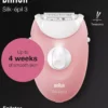Braun Silk-épil 3 3-176 Epilator Pink/White