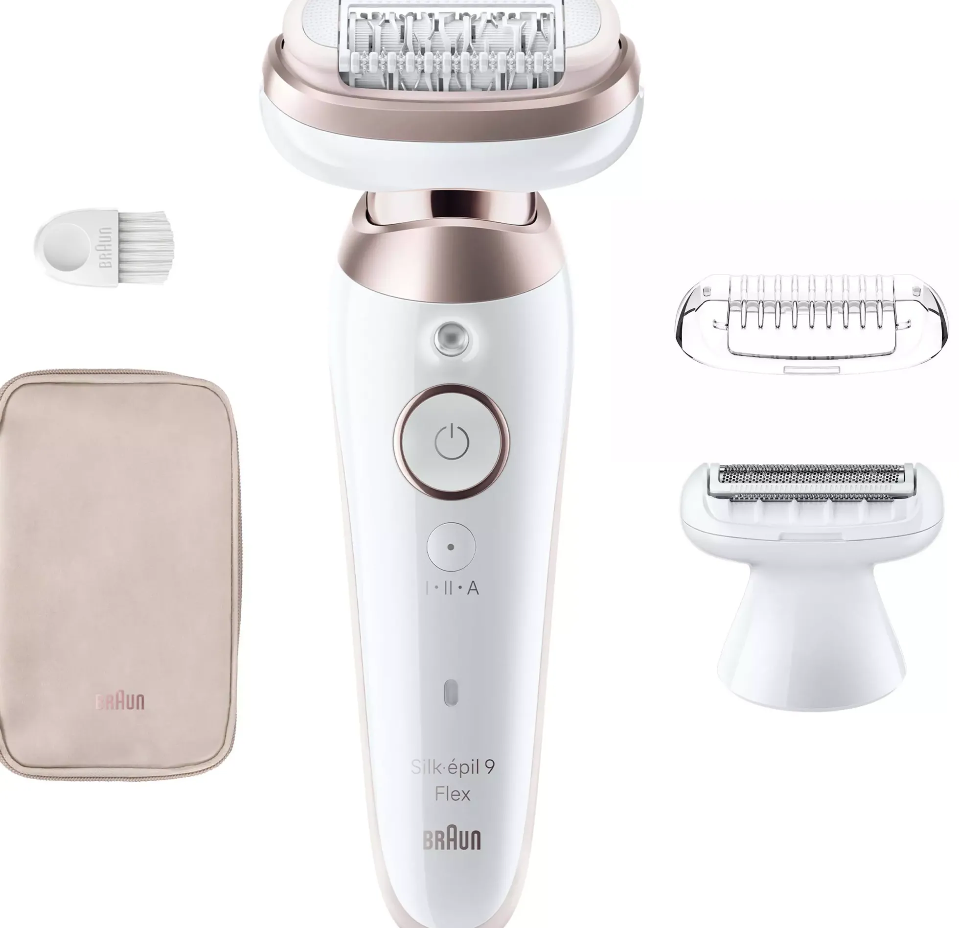 Braun Silk-épil 9 Flex Epilator For Easy Hair Removal 9-030 3D White/Rose Titan