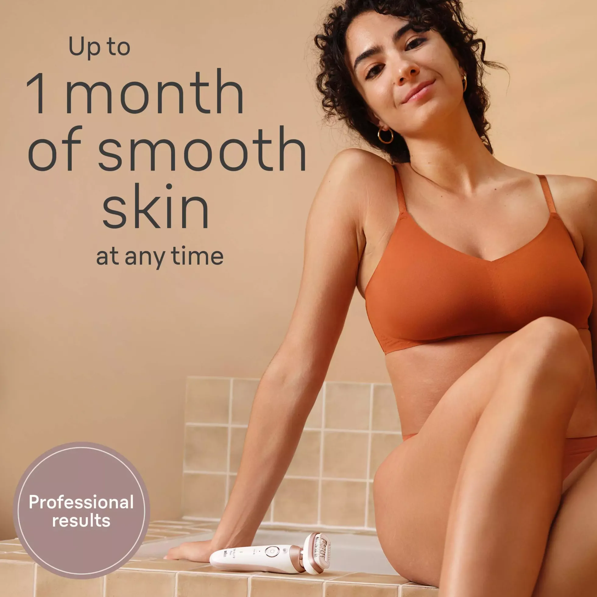 Braun Silk-épil 9 Flex Epilator For Easy Hair Removal 9-030 3D White/Rose Titan