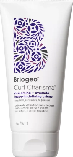 BriogeoCurl Charisma™ Rice Amino + Avocado Leave–In Defining Crème