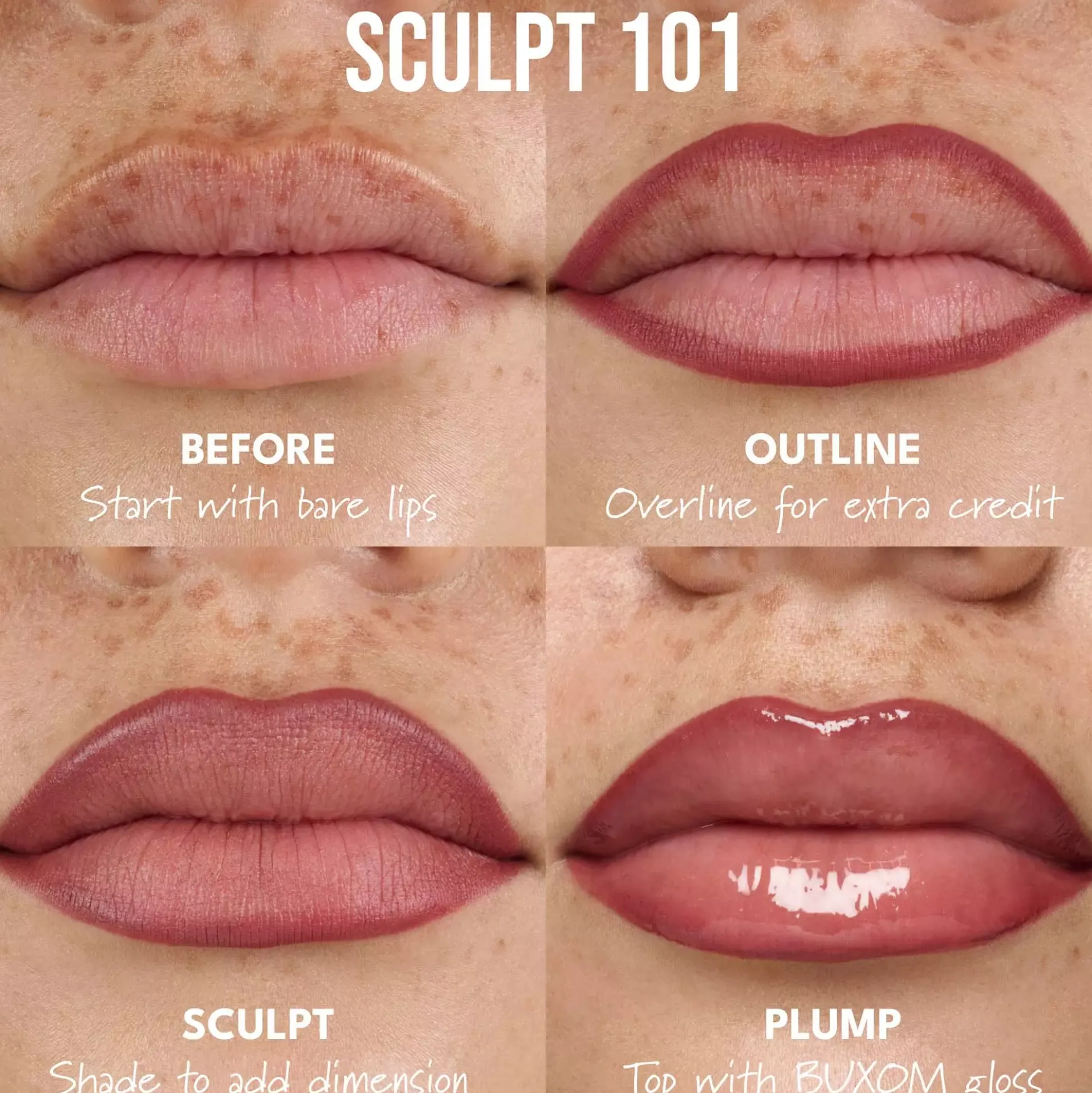 BUXOM Power Line Pout Sculpt Lip Pencil Fuchsia Flush