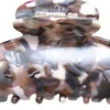 ByBarb Hair claw Diana Grey