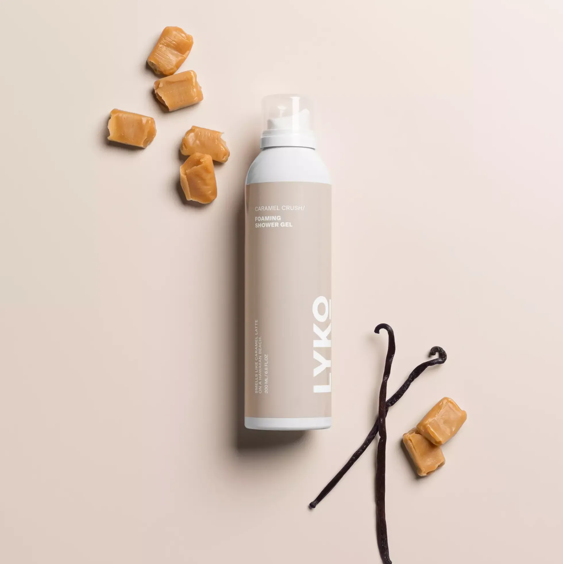 By Lyko Caramel Crush Foaming Shower Gel 200 ml