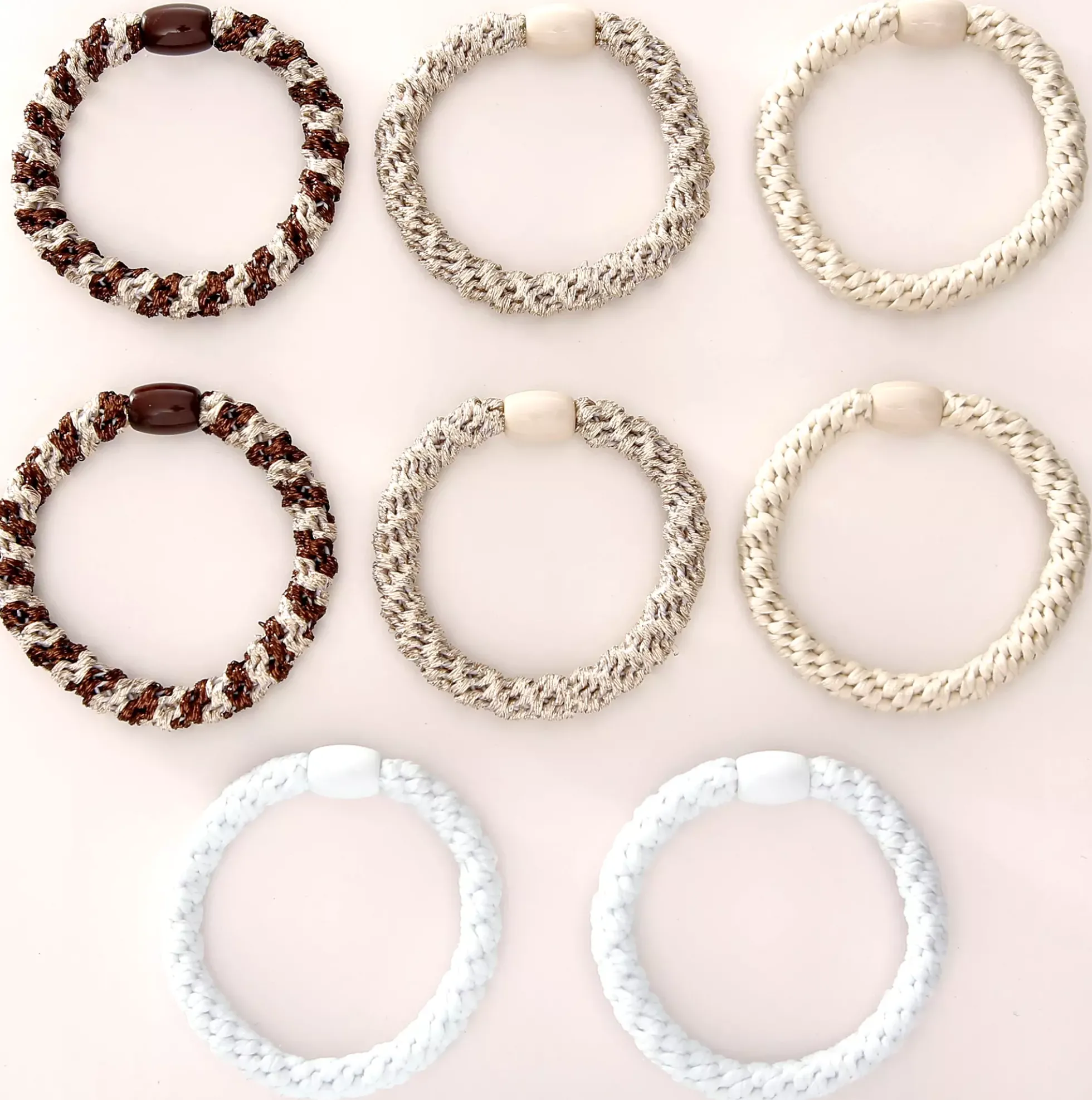 By Lyko Hair Ties Bundle Beige