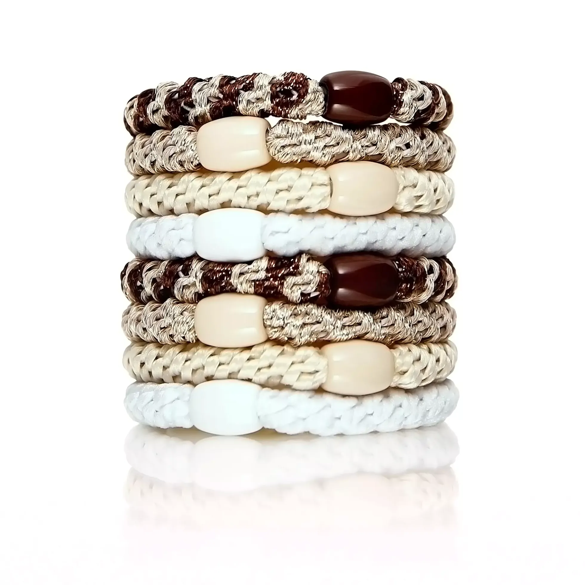 By Lyko Hair Ties Bundle Beige