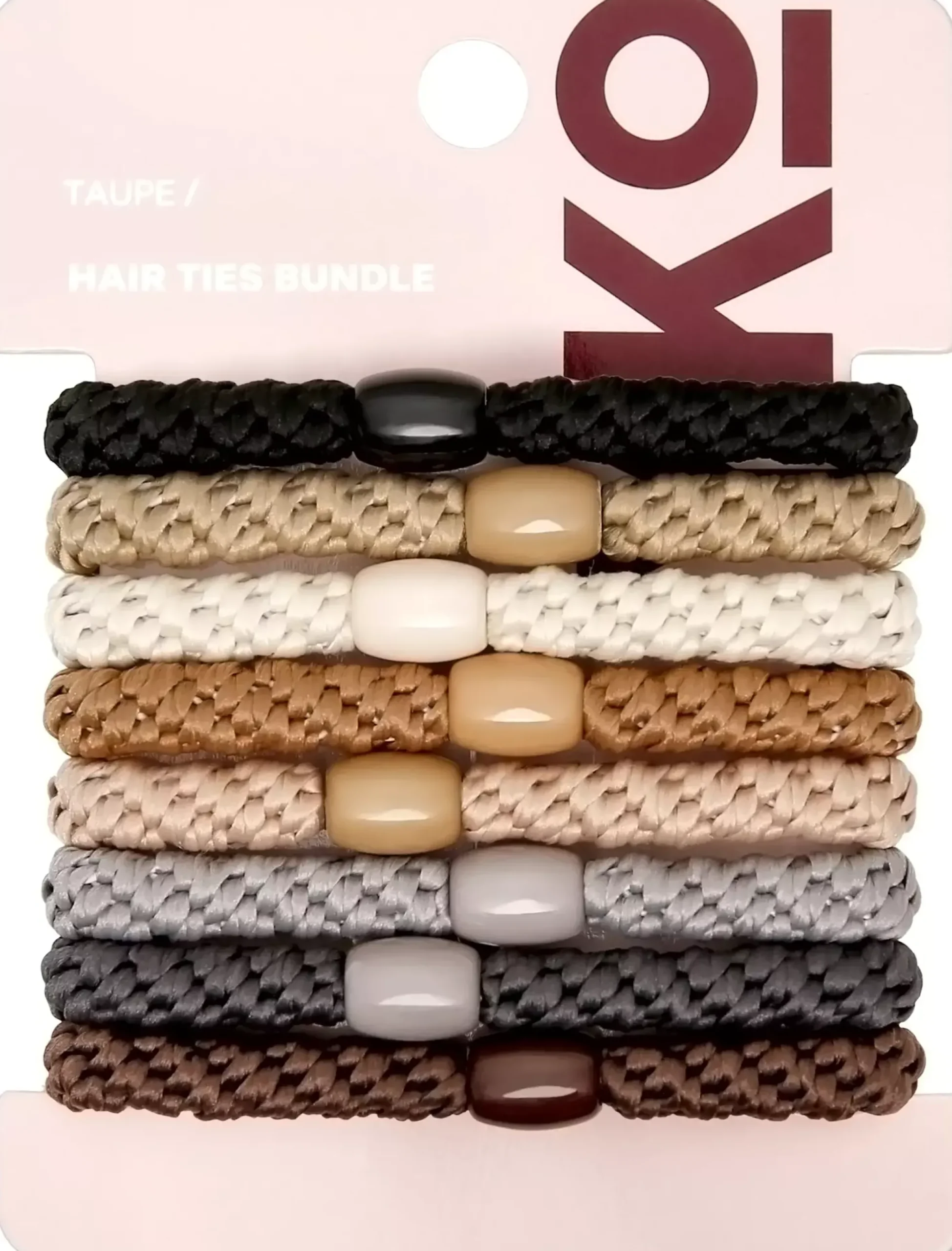 By Lyko Hair Ties Bundle Taupe