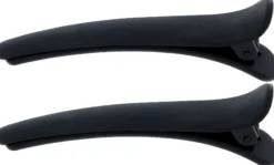 By Lyko 2-pack Rubberized Mini Clips Black