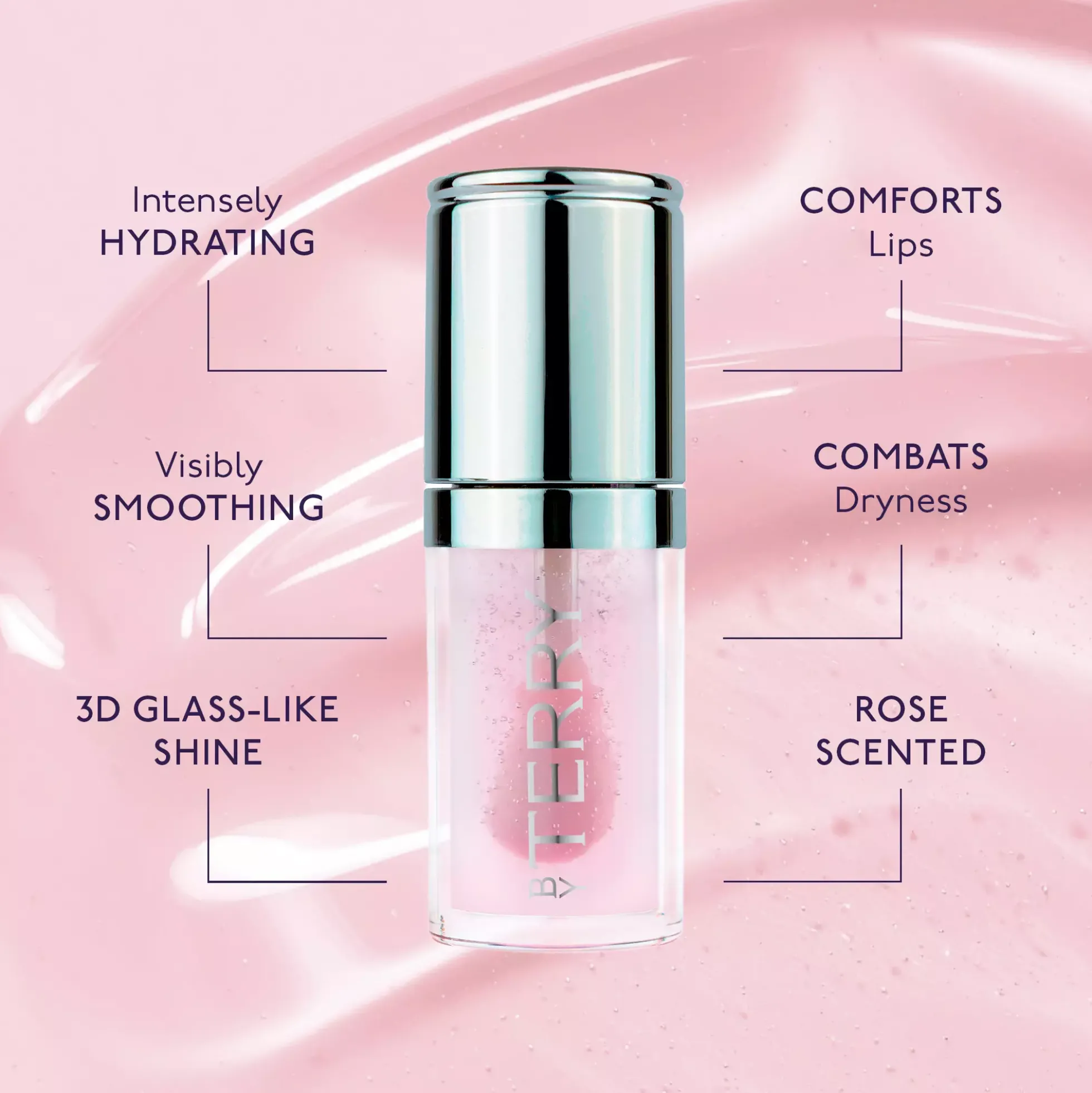 By TerryBaume de Rose Lip Oil Serum N1 Crystal Rose