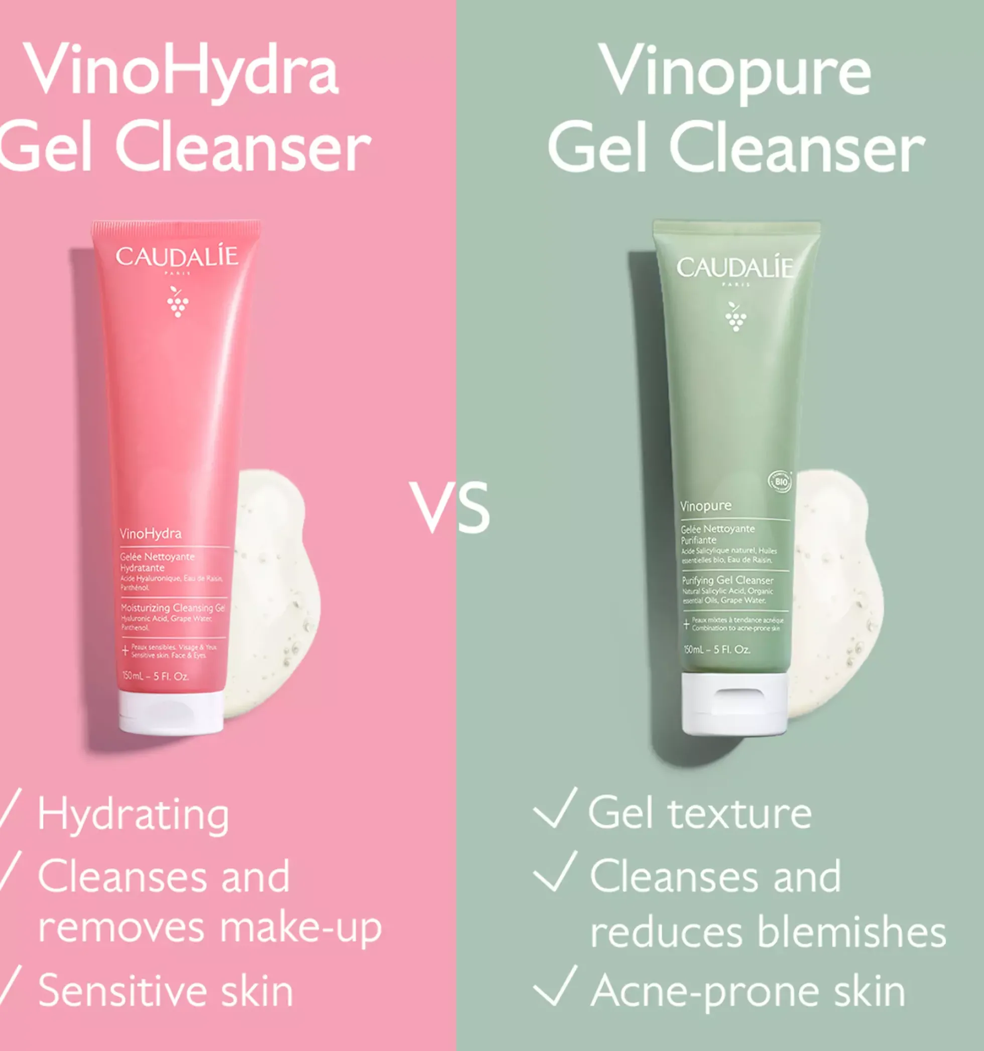 CaudalieVinoHydra Moisturizing Cleansing Gel 150 ml