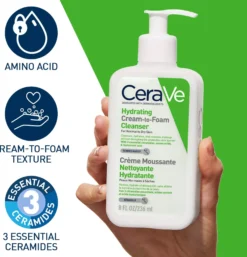 CeraVe Hydrating Cream-To-Foam Cleanser 236 ml