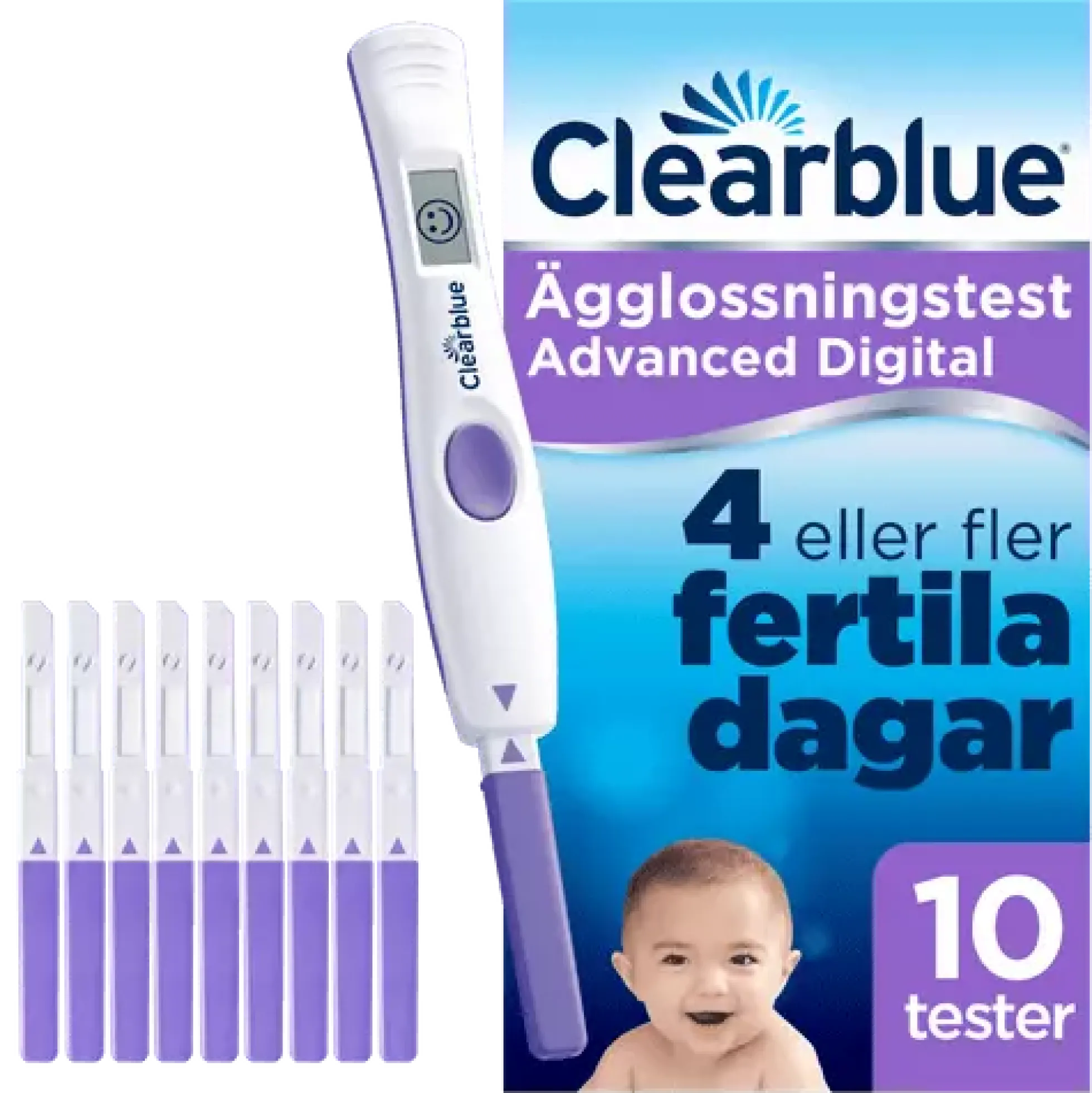 Clearblue Avancerat Ägglossningstest 10 st