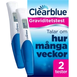 Clearblue Digital graviditetstest med veckoindikator, 2 st