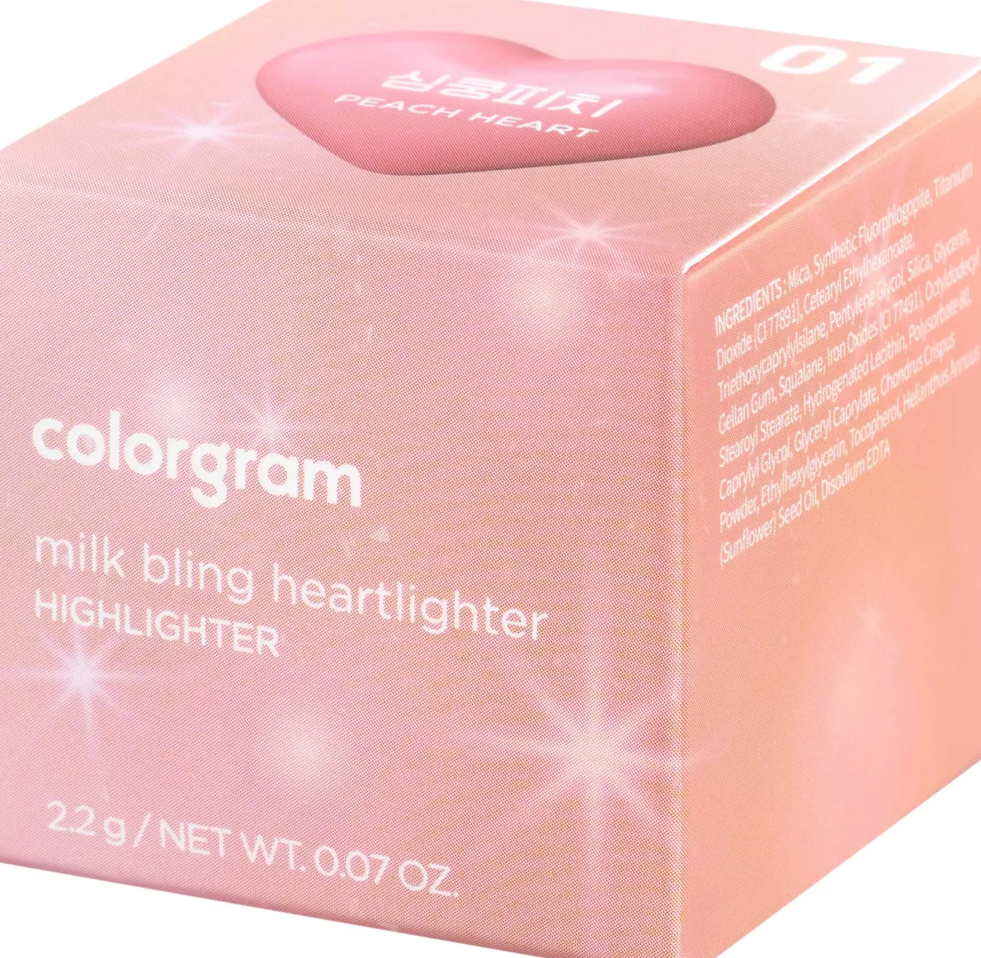 Colorgram Milk Bling Heartlighter 07 Buttercup Ivory