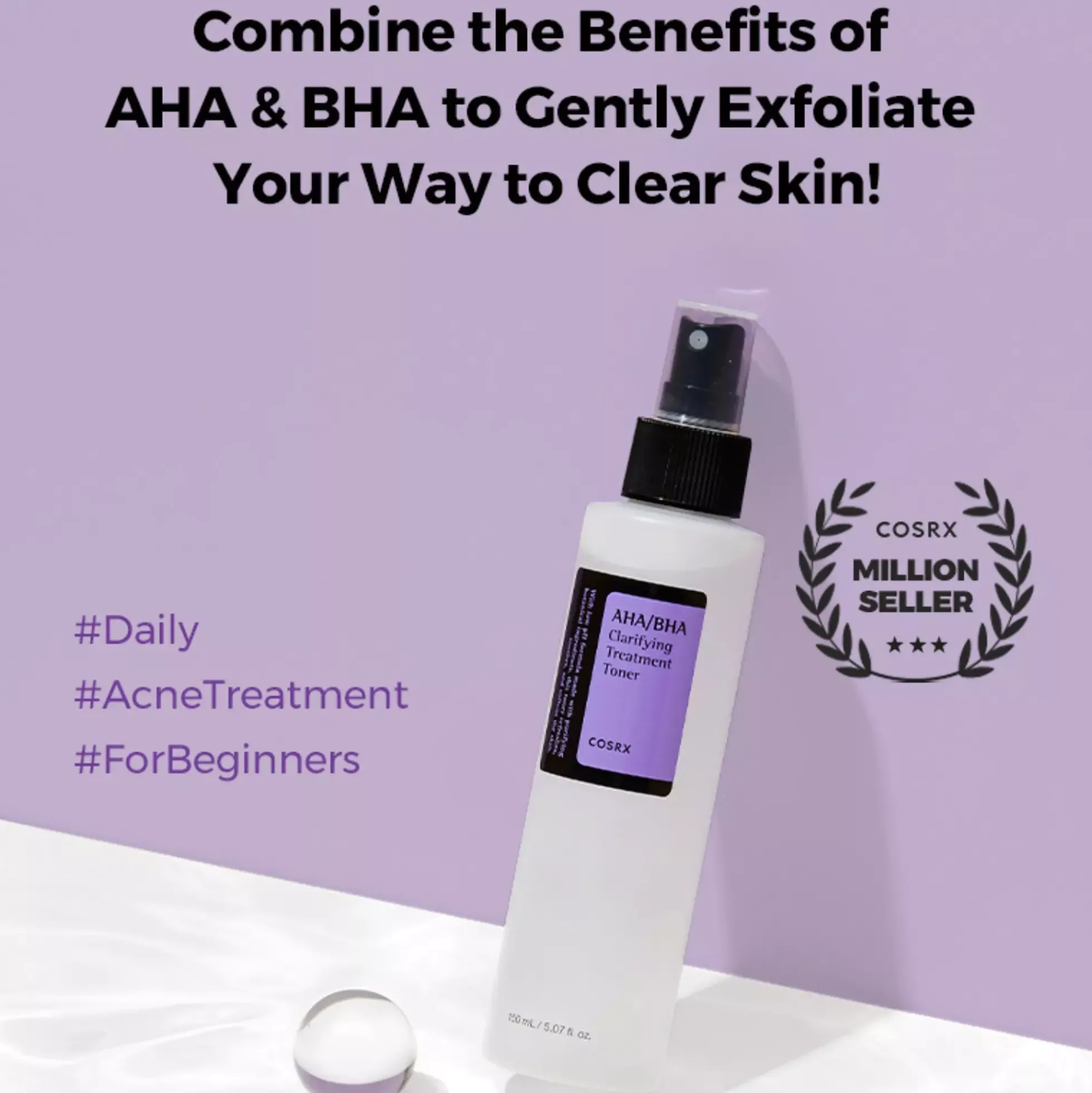 COSRX AHA/BHA Clarifying Treatment Toner 150 ml