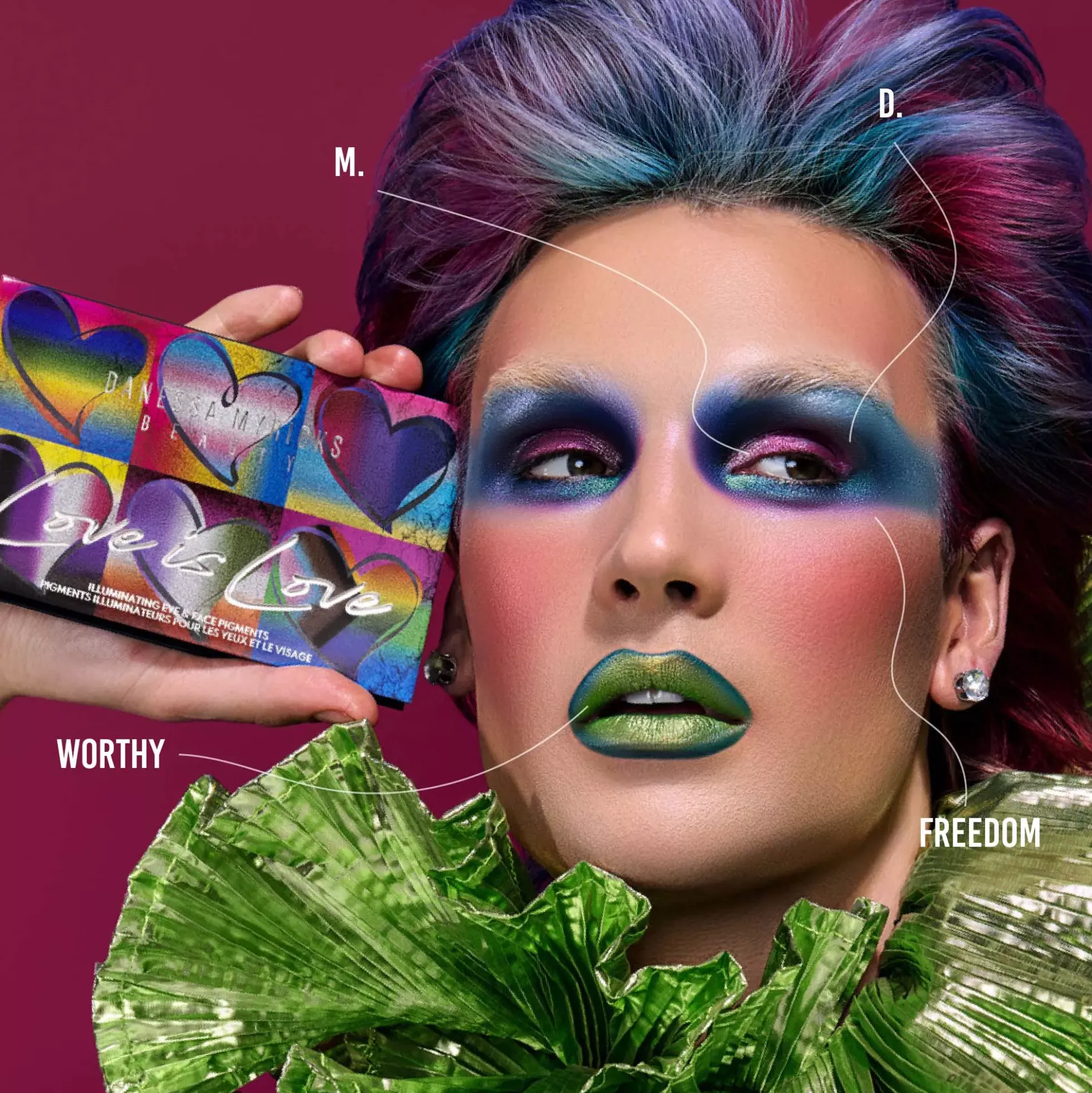 Danessa Myricks Beauty Pride Palette Love Is Love