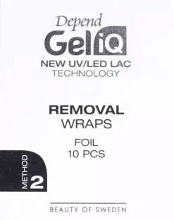 DependGel iQ Removal Wraps Foil 10 pcs