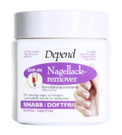 Depend Nagellackremover Snabb/Doftfri Dip-In 75 ml