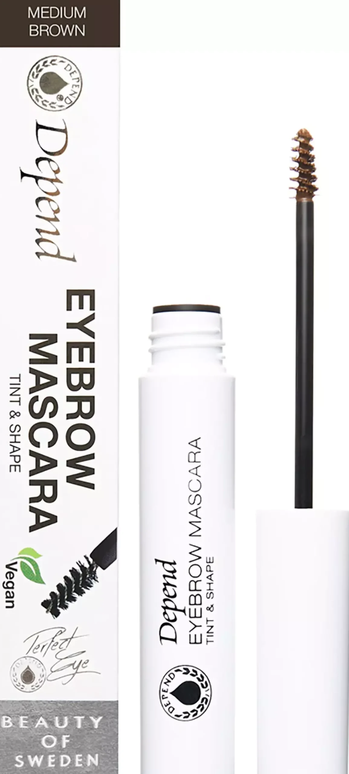 DependPerfect Eye Eyebrow Mascara Tint & Shape Taupe