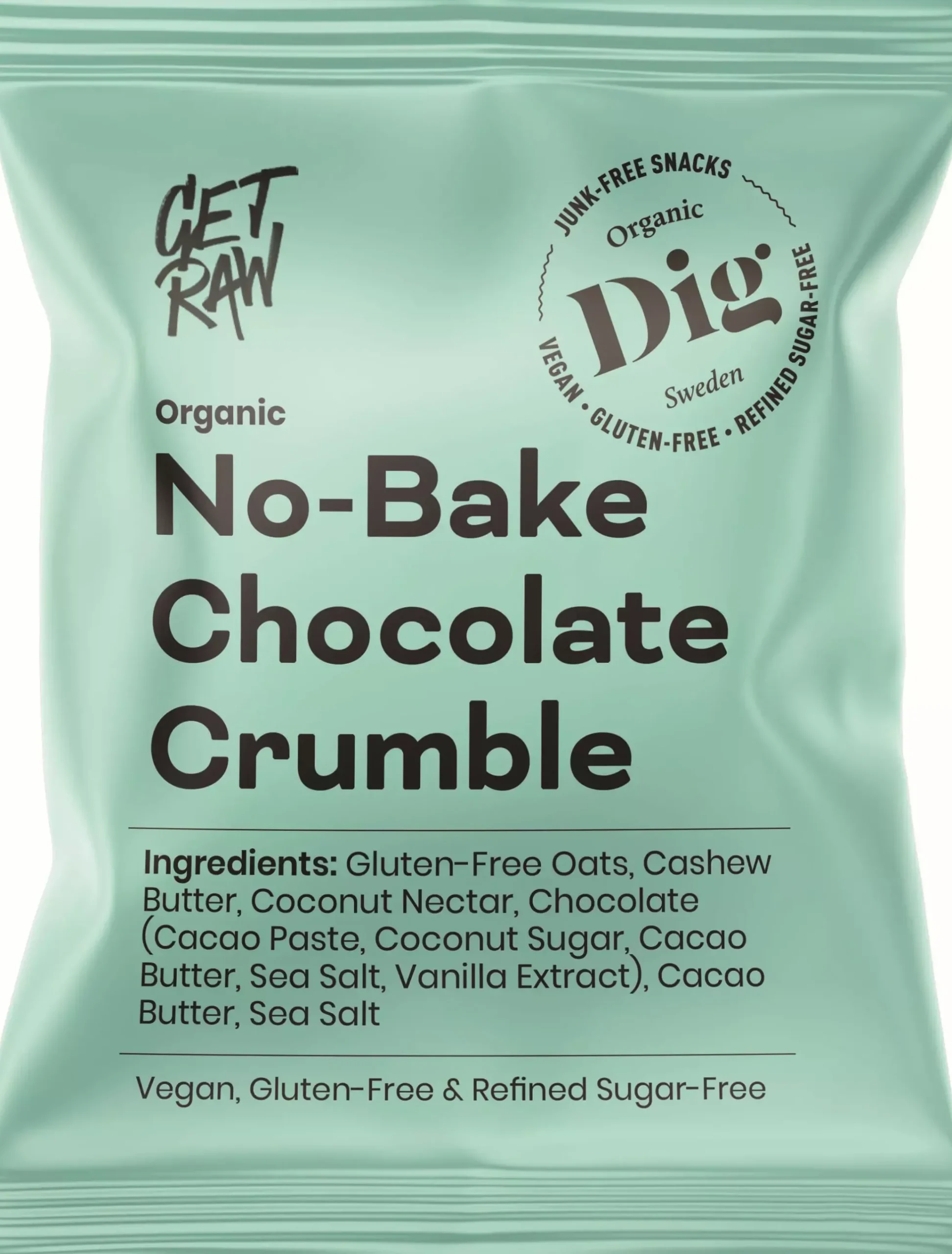 DigGET RAW Organic No-Bake Chocolate Crumble 35 g