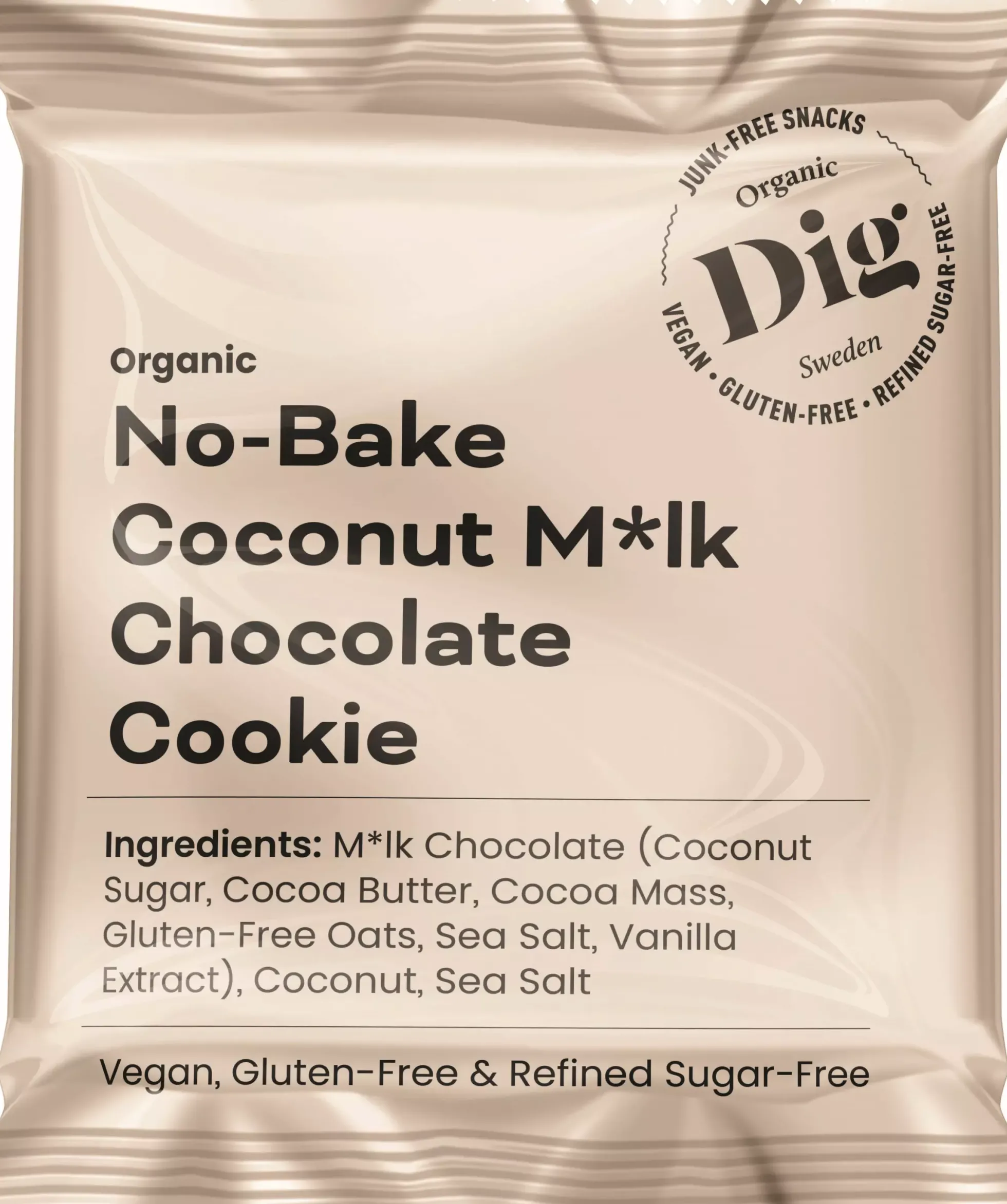 Dig Organic No-Bake Coconut M*lk Chocolate Cookie 35 g