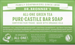 Dr. Bronner's Bar Soap Green Tea 140 g