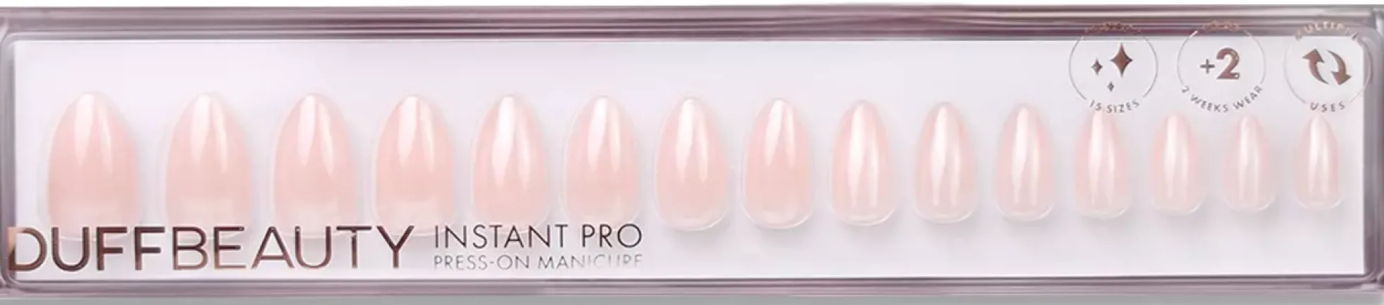 DUFFBEAUTY Instant Pro Press-On Manicure Glazed Donut Medium