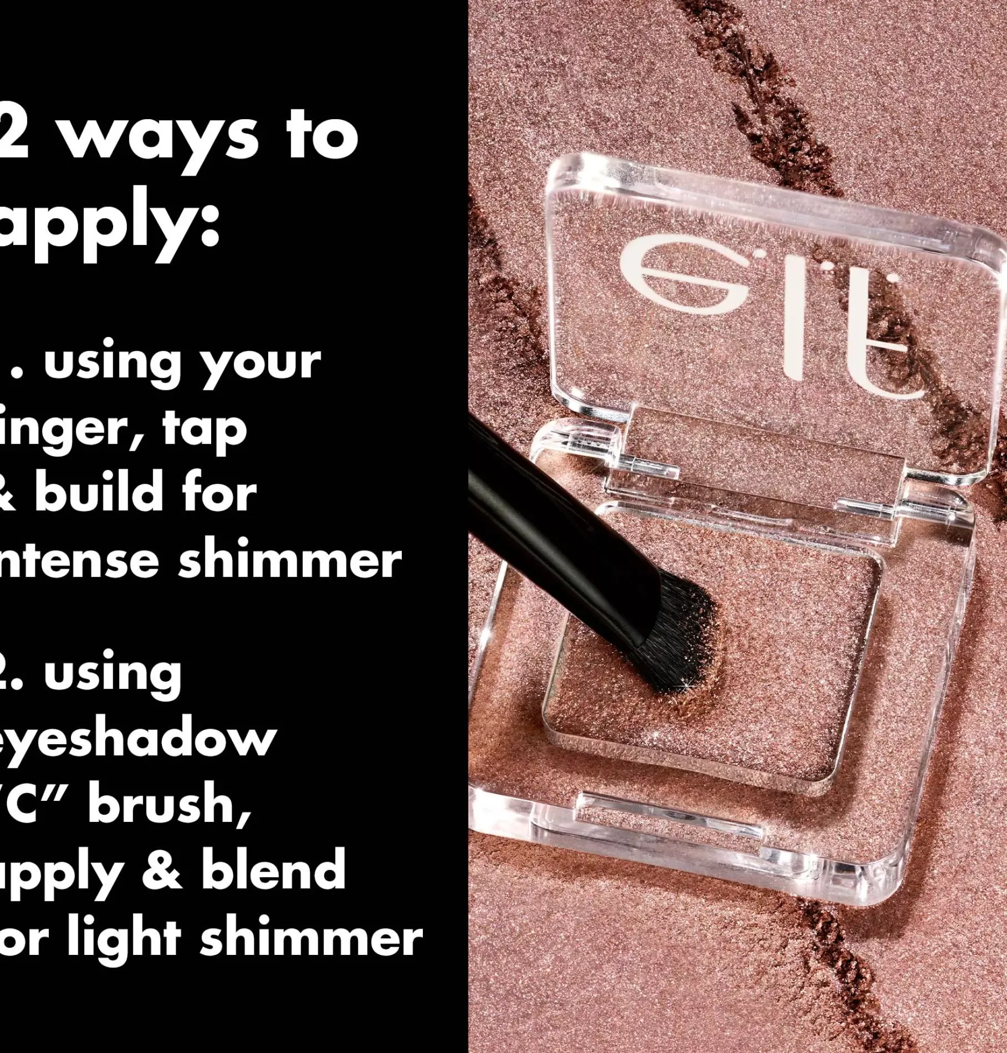 e.l.f. Fine as Fleck Glitter Eyeshadow Straight Fire