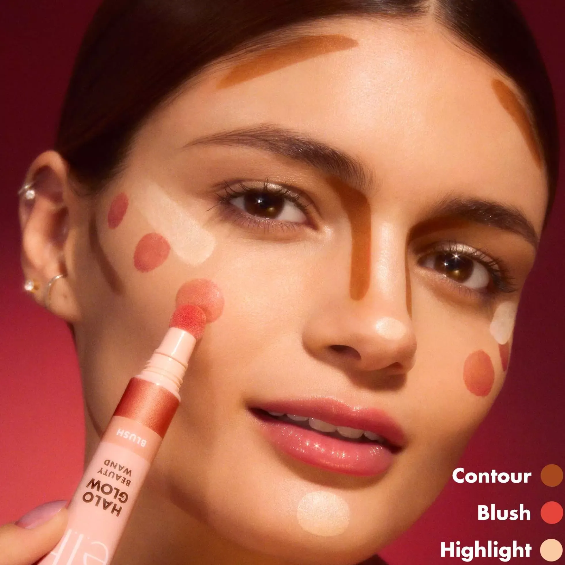 e.l.f. Halo Glow Contour Beauty Wand Deep/Rich
