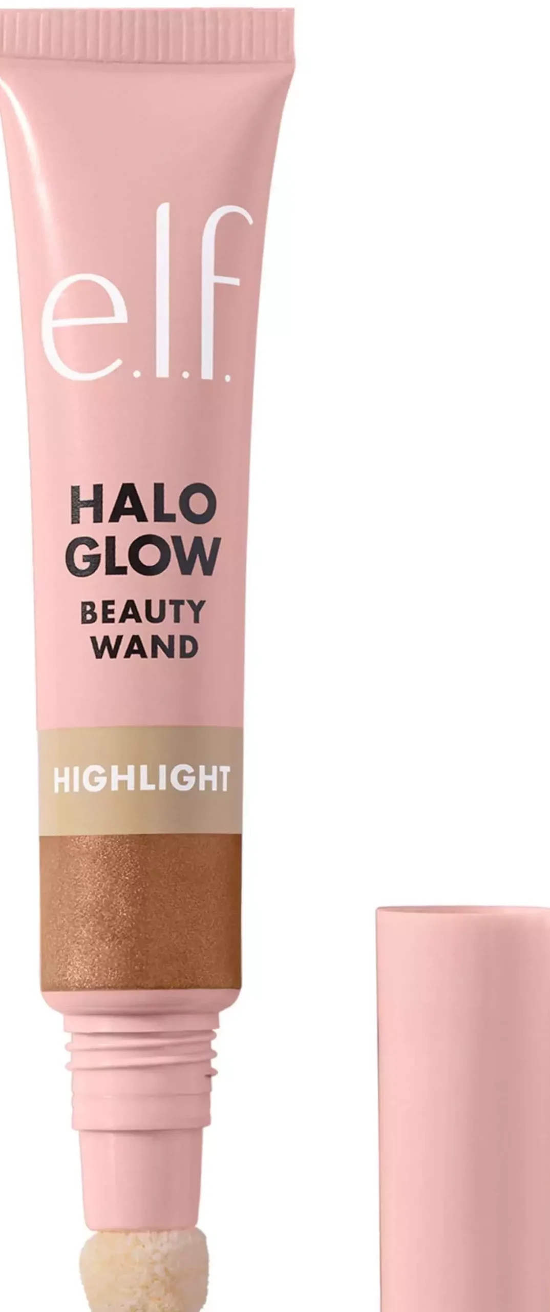 e.l.f. Halo Glow Highlight Beauty Wand Champagne Campaign
