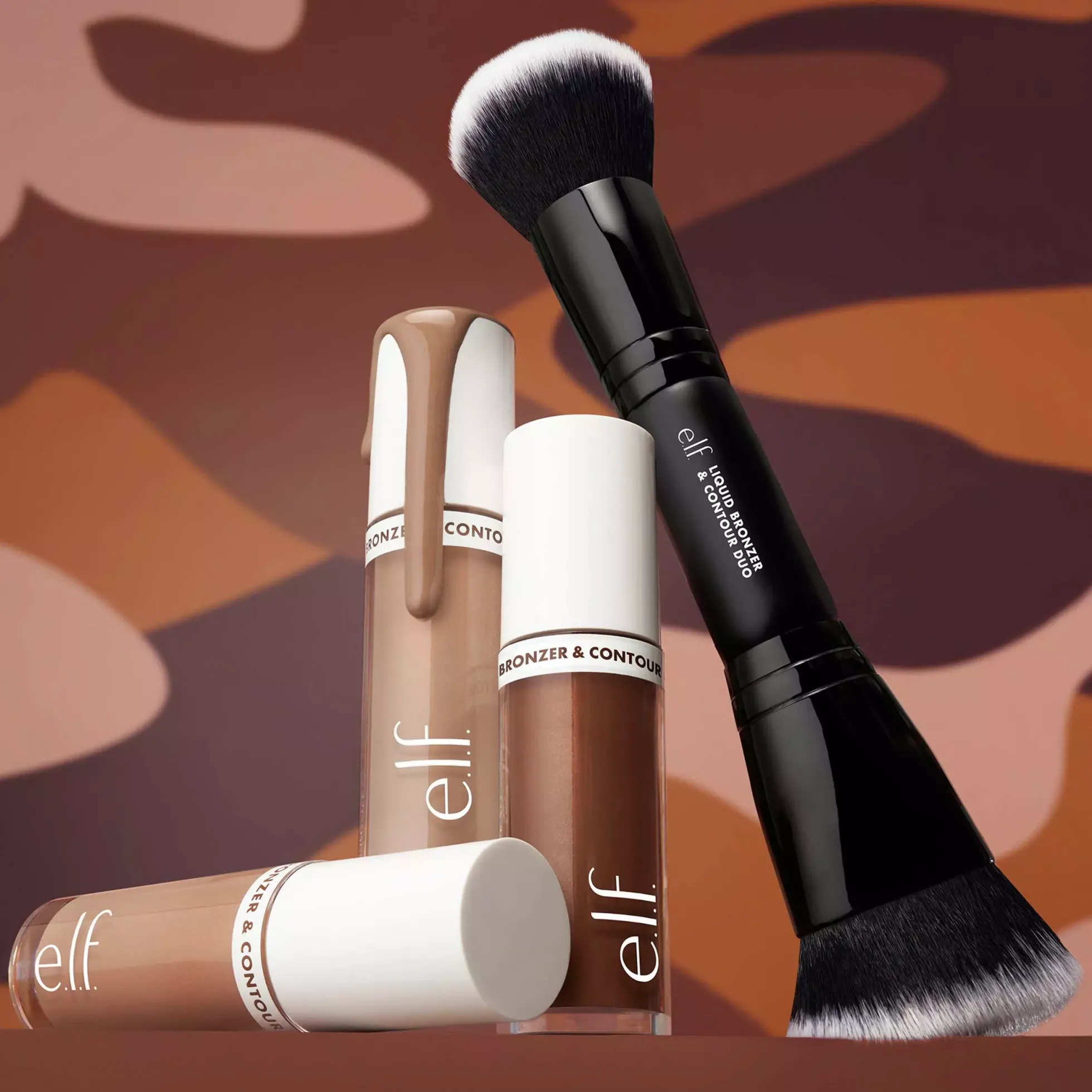 e.l.f. Liquid Bronzer & Contour Duo Brush