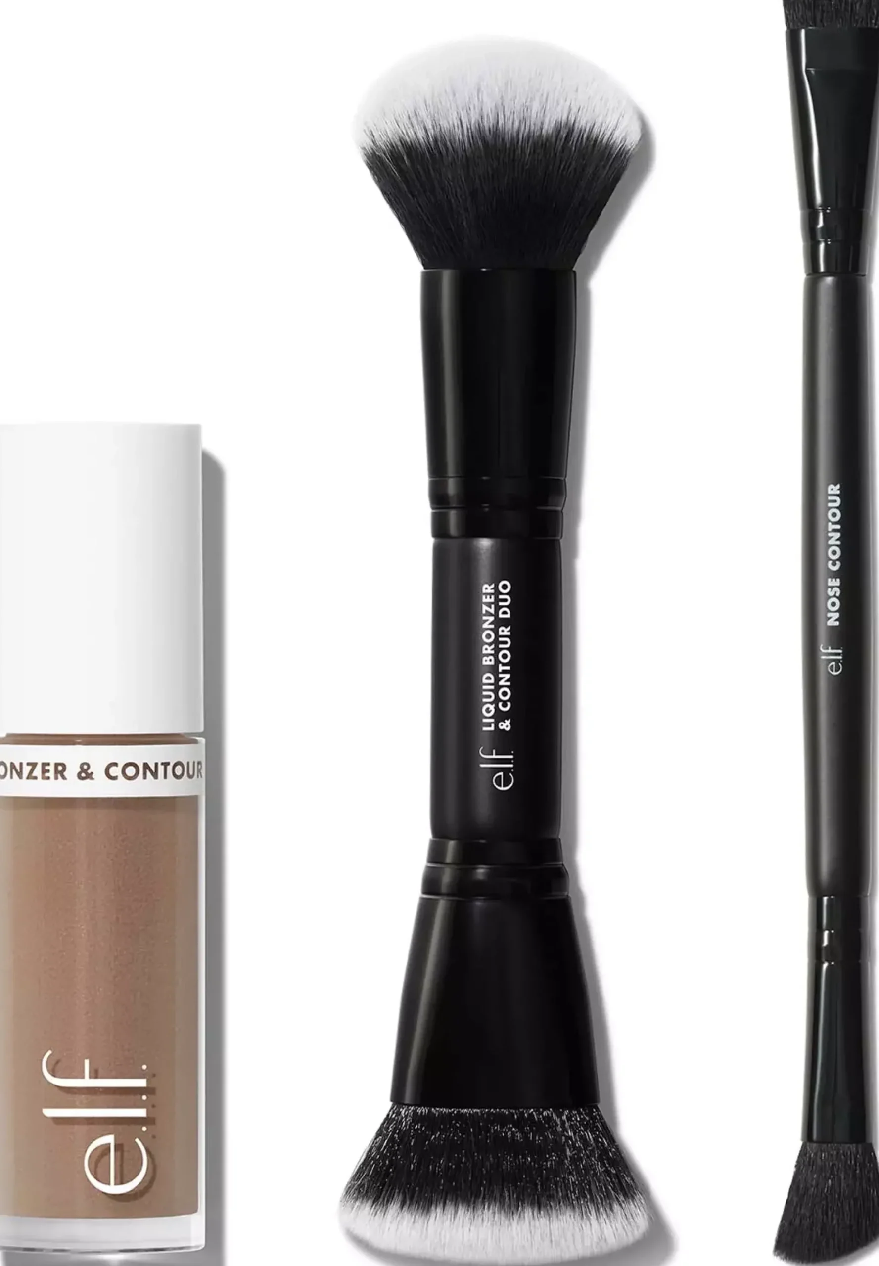 e.l.f. Liquid Bronzer & Contour Duo Brush
