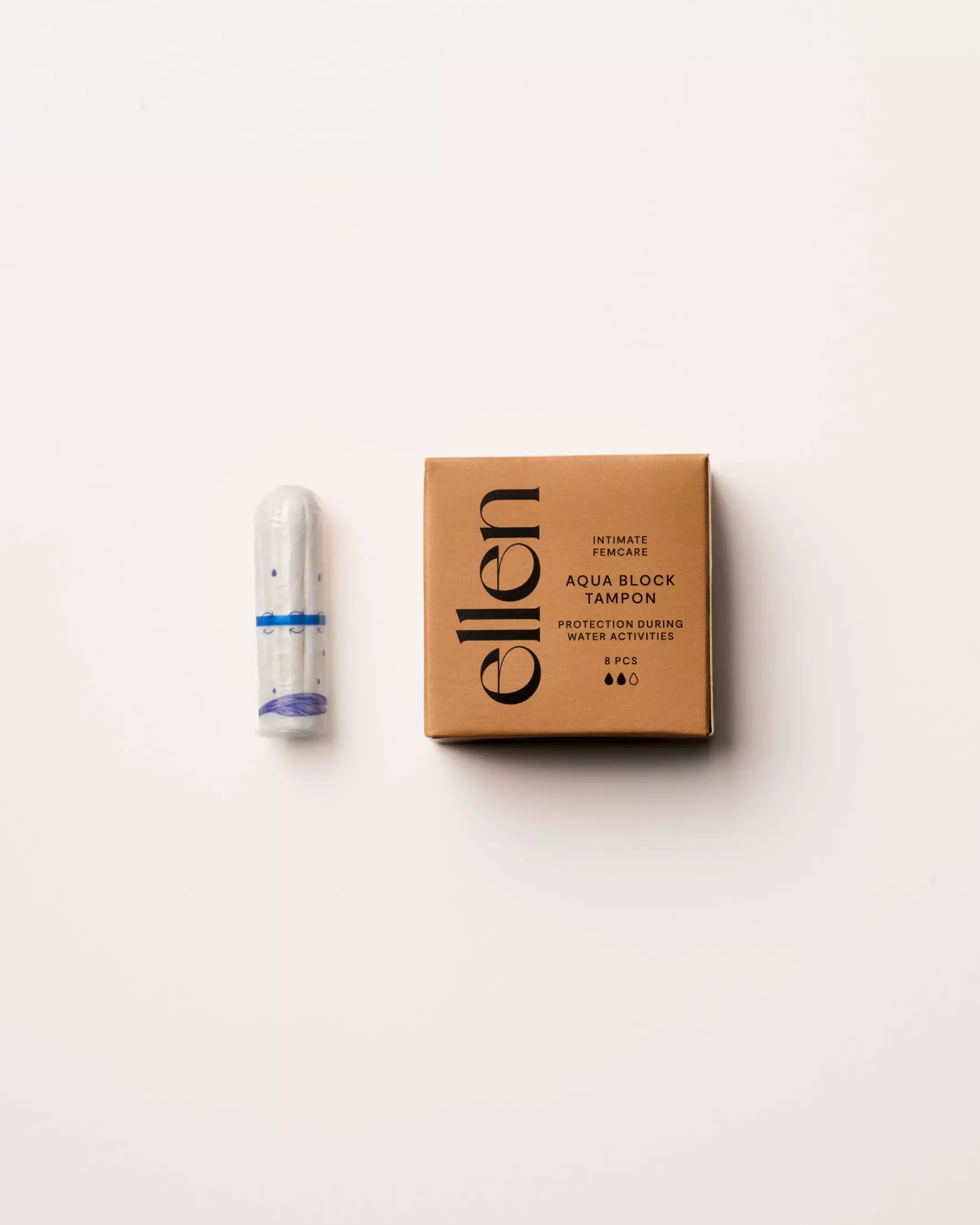 Ellen Aqua Block Tampon 8 pcs
