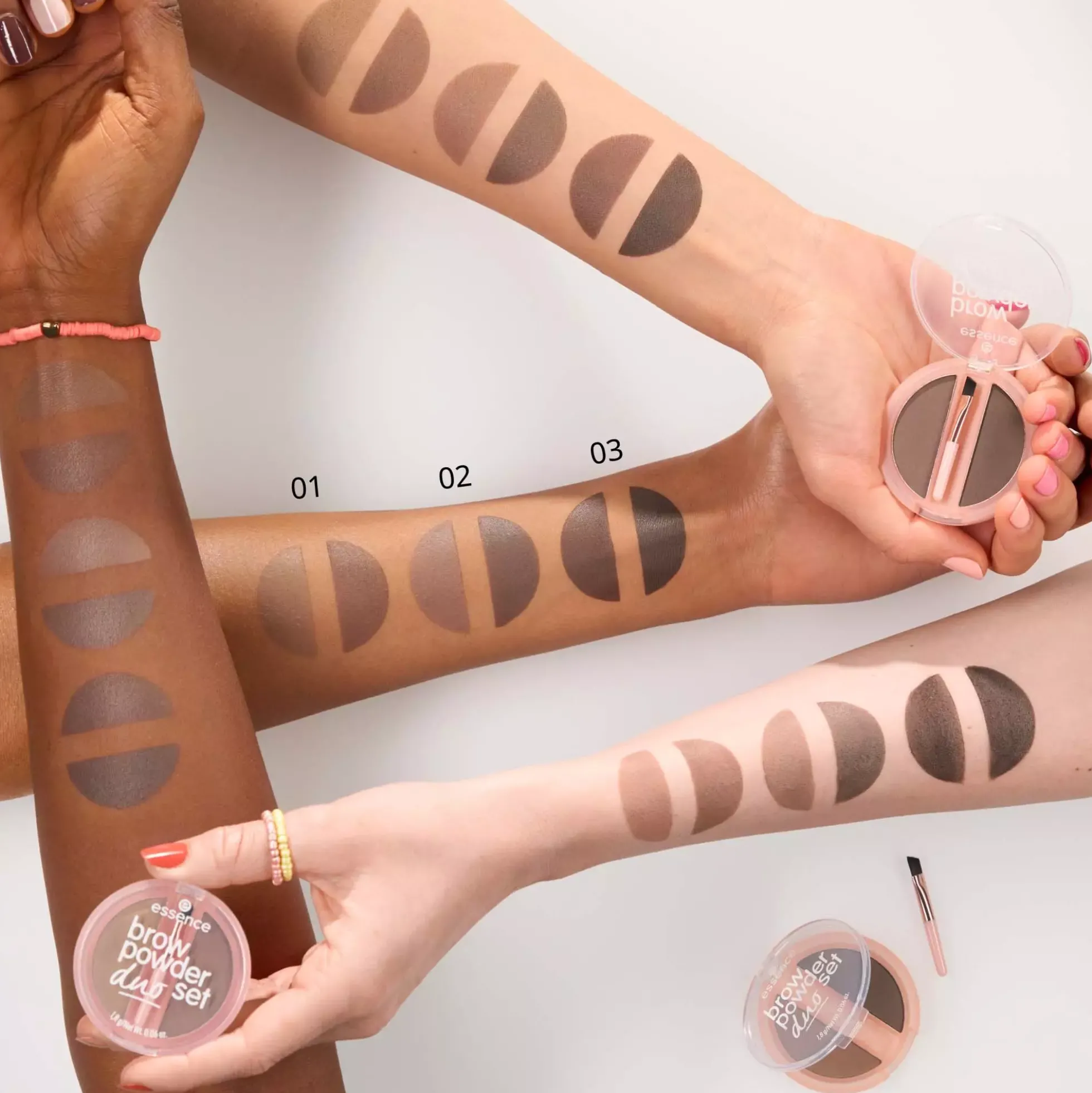 essence Brow Powder Duo Set 01 Light