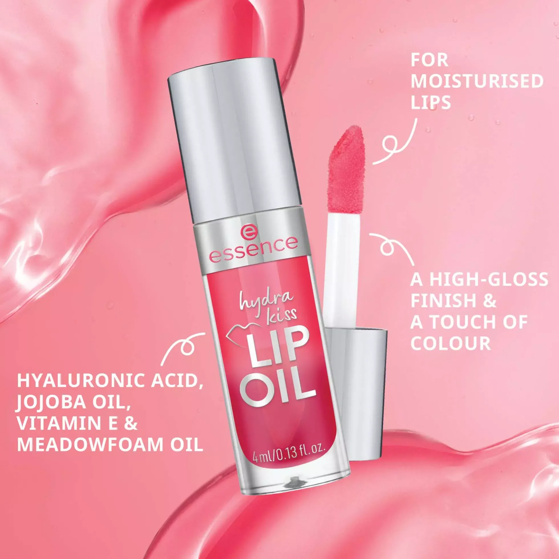 essence Hydra Kiss Lip Oil 08 Mocha Glow