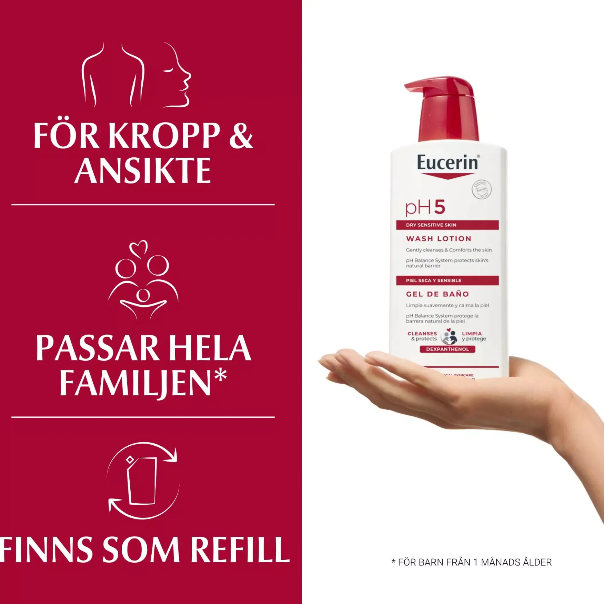 EucerinpH5 Washlotion parfym 400 ml