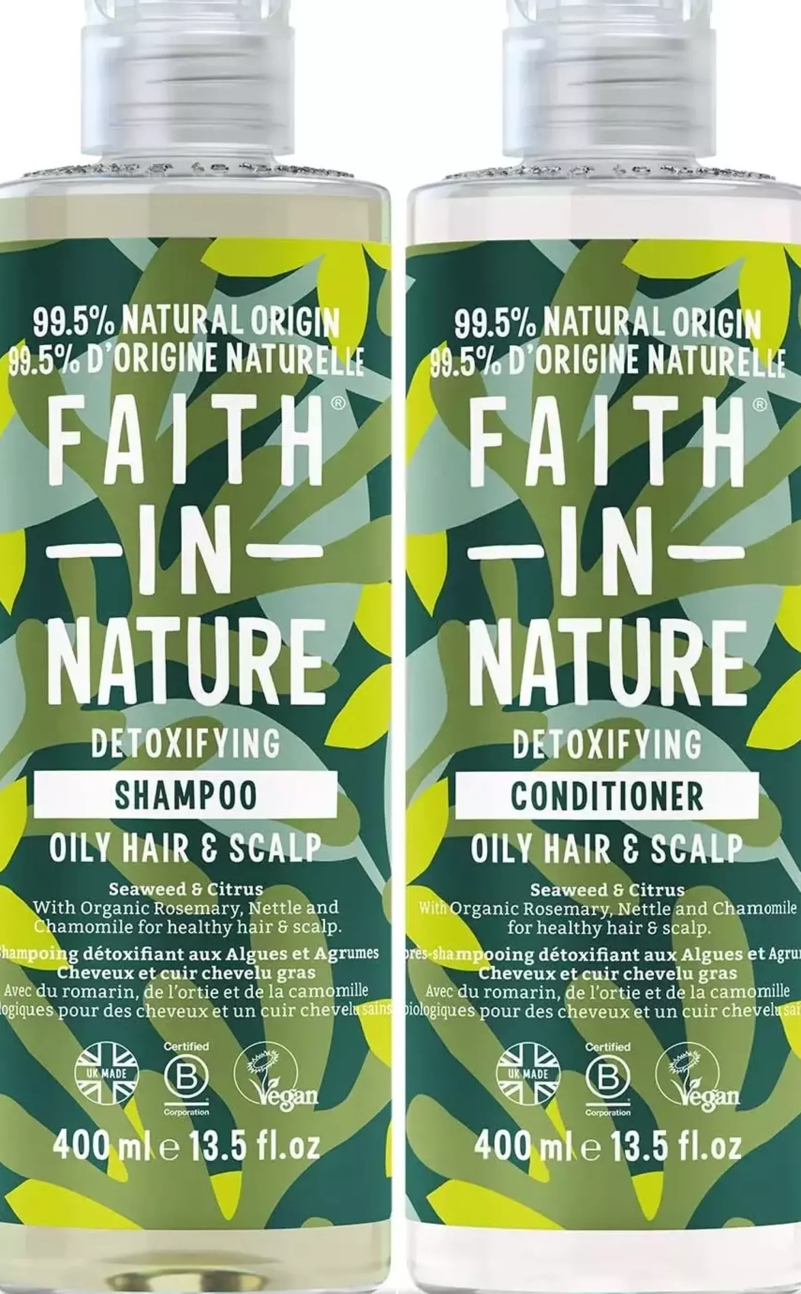 Faith in Nature Bundle Seaweed & Citrus Shampoo 400 ml & Conditioner 400 ml